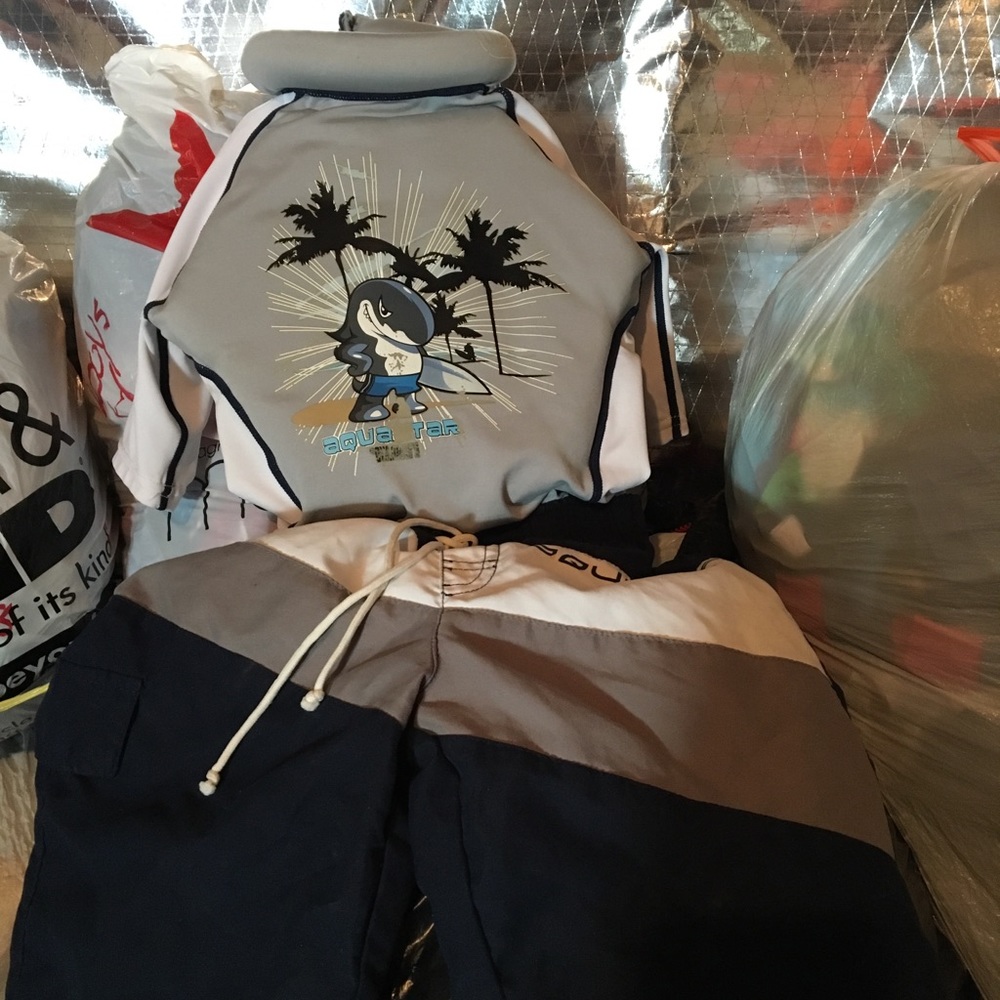 Swim safe vest outfit